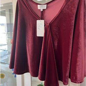 Revelry velvet shawl